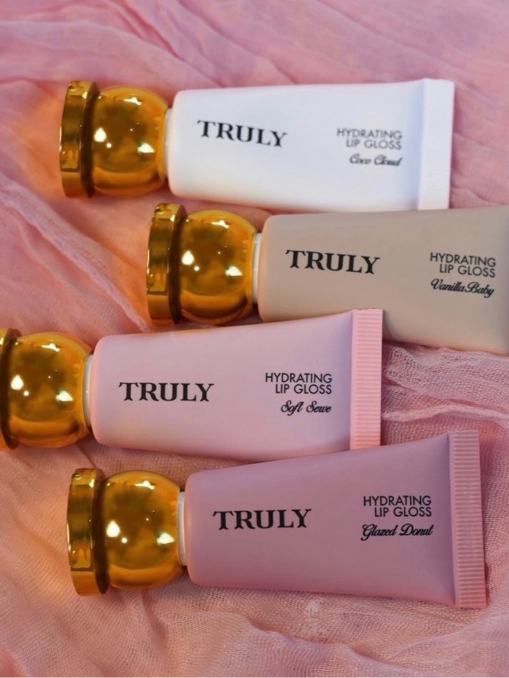TRULY Hydrating Lip Gloss Tube in Light Pink - Picture 7 of 8